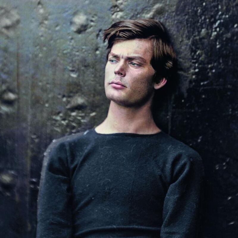 Colourised: an 1865 photograph of Lewis Payne, the ex-Confederate who conspired with John Wilkes Booth to assassinate Abraham Lincoln, from The Colour of Time