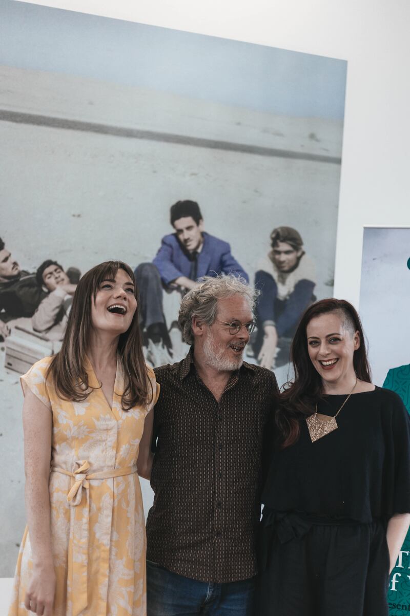 Eithne Shortall, Keith Payne and Annemarie Ní Churreáin