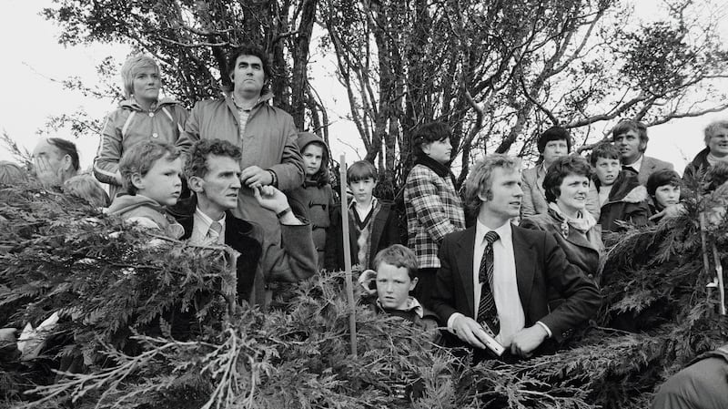 The Pope gives mass in Knock, County Mayo, 1979. Photograph: © Martin Parr / Magnum Photos
