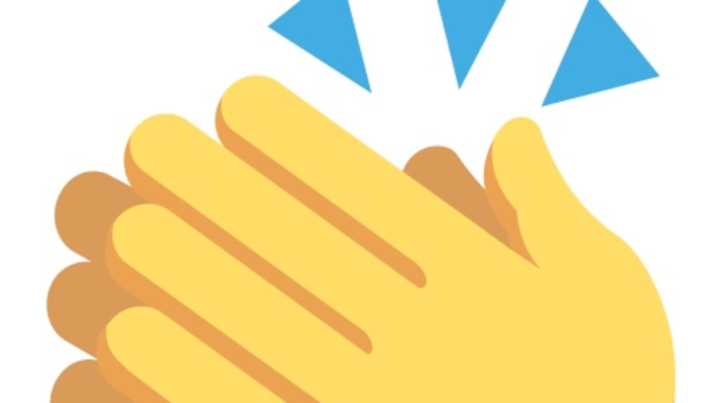 The clap emoji is gaining in popularity