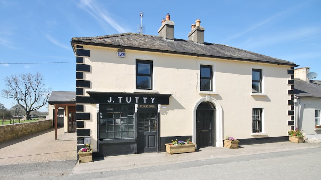 Tutty’s Bar, Hollywood, Co Wicklow, for sale at €485,000 Tutty’s pub, Hollywood, Co Wicklow with its four-bedroom residence is for sale at €485,000