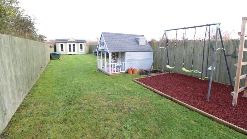 The second garden at number 21 – an allotment bought by the current owners, accessed via a shared lane