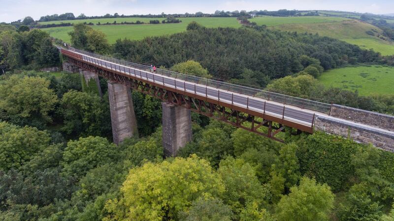 The Waterford Greenway runs along an old railway
