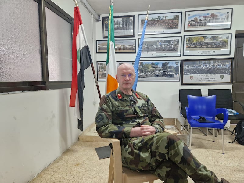 Major General Adrian Ó Murchú: 'For such a small force, we have a very high percentage of our force committed overseas at any one time. We can’t do everything with the numbers we have.'