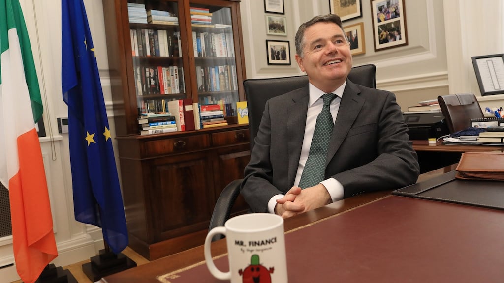 Even with the OECD tax changes, Paschal Donohoe’s department is forecasting corporate tax revenue to increase to €14bn next year and to €15bn by 2025. Photograph: Julien Behal/PA