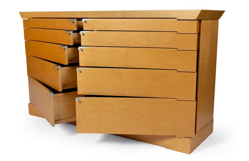 Eos chest of drawers owned and used by espionage writer John Le Carré