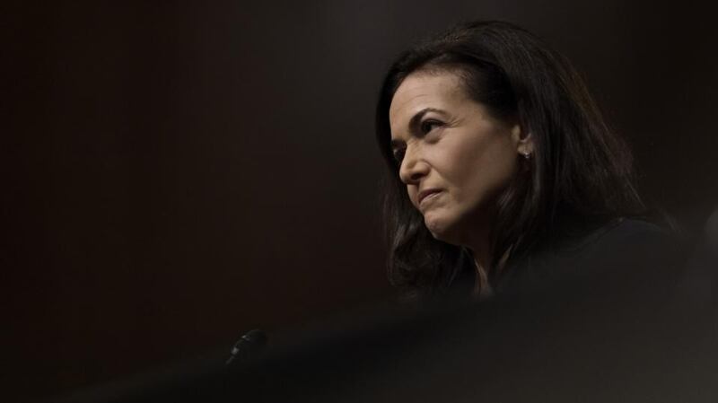 Facebook chief operating officer Sheryl Sandberg, whose work at the social media giant has recently been the subject of damaging headlines. Photograph: Eric Thayer/New York Times