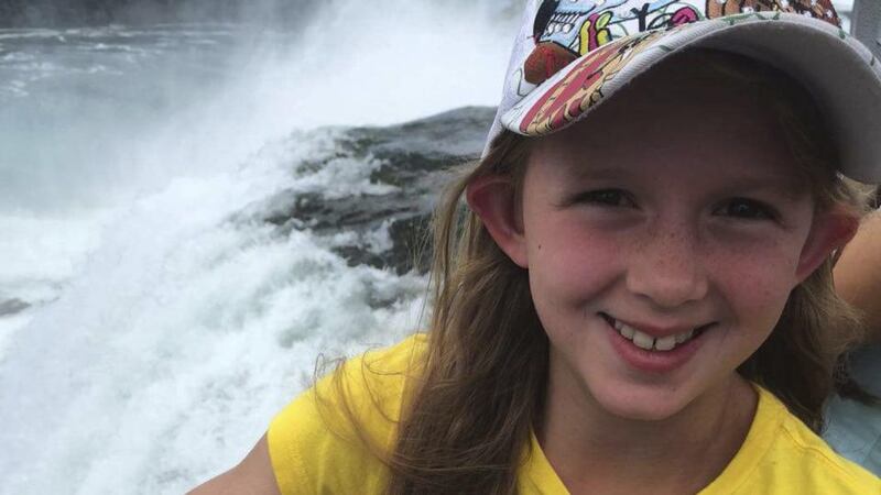 Savannah: “If we taught her now that she wasn’t allowed to speak, then she might keep that with her for the rest of her life,” her mother said. Photograph: Heather Kester via AP