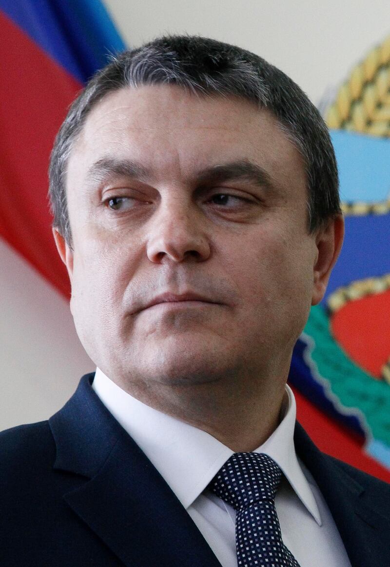 New acting head of the self-proclaimed Luhansk People’s Republic Leonid Pasechnik. Photograph: Reuters