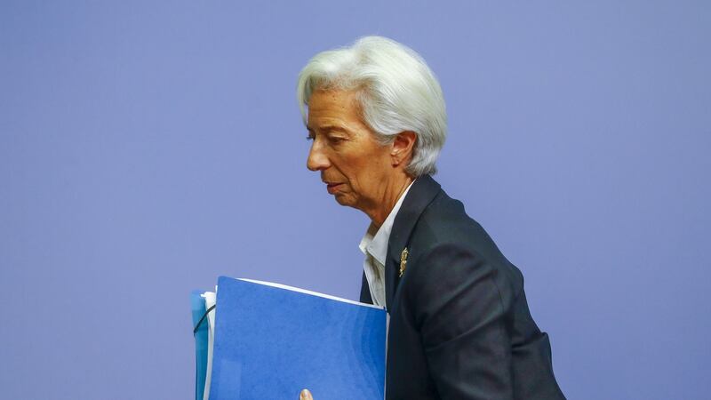Christine Lagarde confirmed the ECB will review its strategy for the first time since 2003 after years of radical monetary stimulus struggled to revive inflation. Photographer: Alex Kraus/Bloomberg