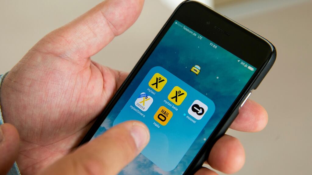 MyTaxi carried 3.8 million passengers in Ireland in the fourth quarter of 2017. Photograph: Bloomerberg