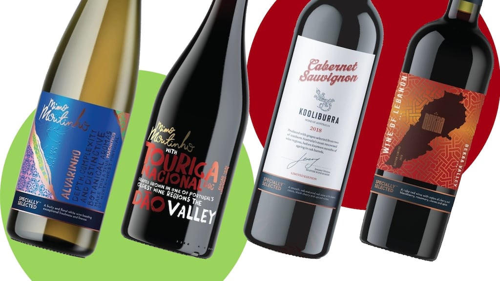Wines for the weekend: Mimo Moutinho Alvarinho and Touriga Nacional Dão, Kooliburra Cabernet Sauvignon and Bekaa Valley Lebanese Red, all from Aldi