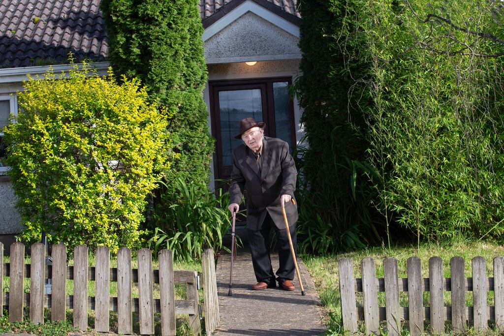 Tony Fahy at his home in Carrigallen, Co Leitrim. He depended on the local community car scheme when he needed to travel to Galway for radiotherapy. Photograph: Brian Farrell