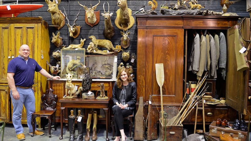 Robert Collins and Christina O’Connor at The Store Yard, Portlaoise. Photograph: Eric Luke