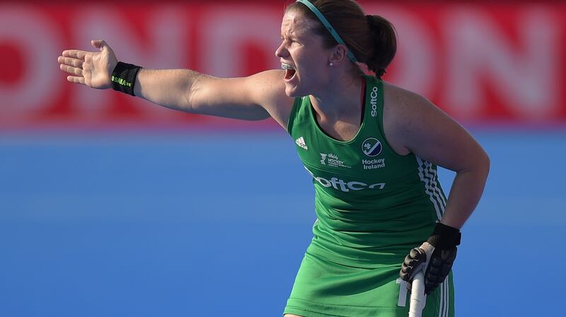 Shirley McCay earned a record number of caps as Irelad moved from obscurity towards the world’s elite. Photograph: Joe Toth/Inpho