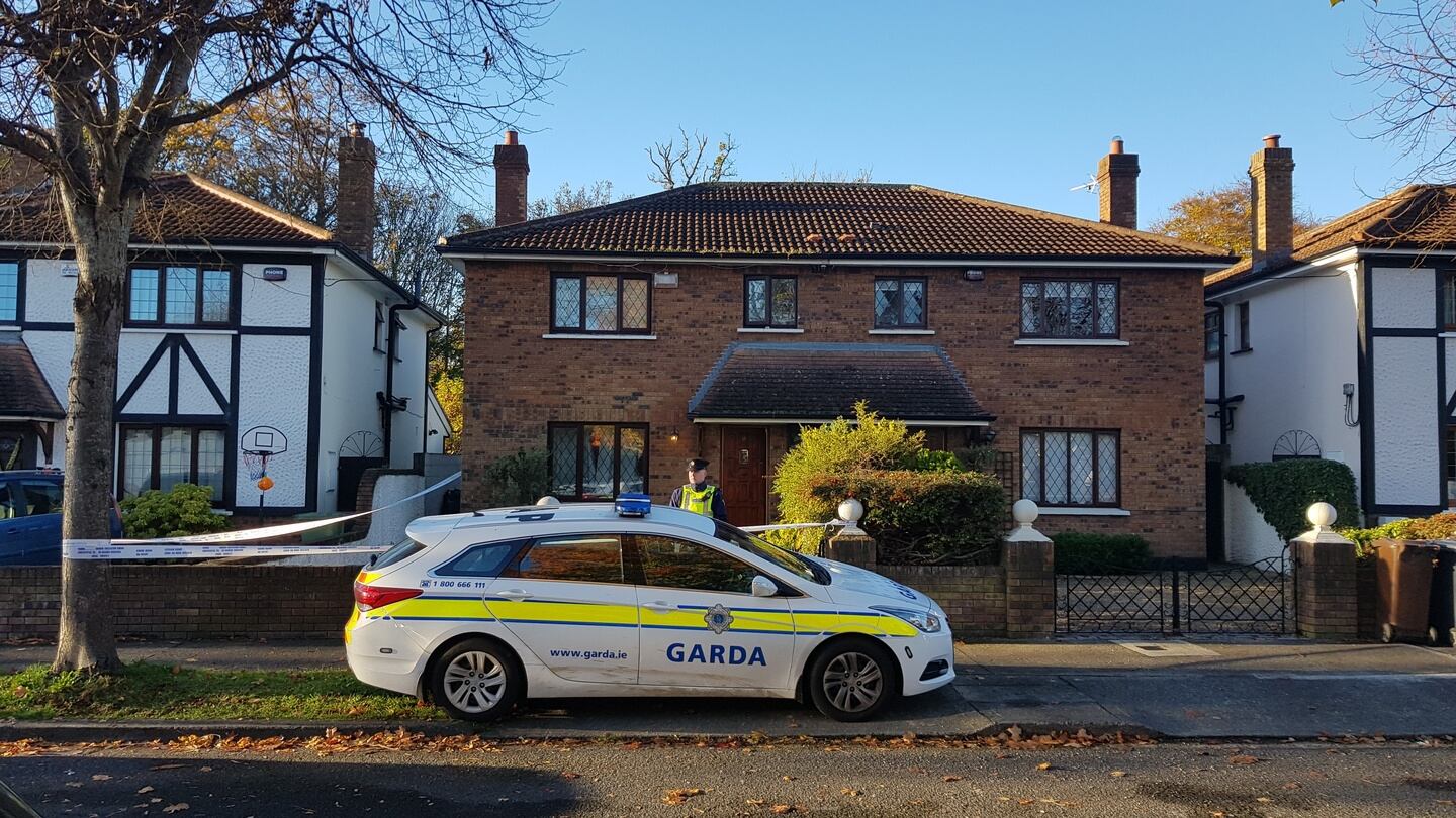 The scene in Foxrock on Friday morning. Photograph: Conor Gallagher/The Irish Times