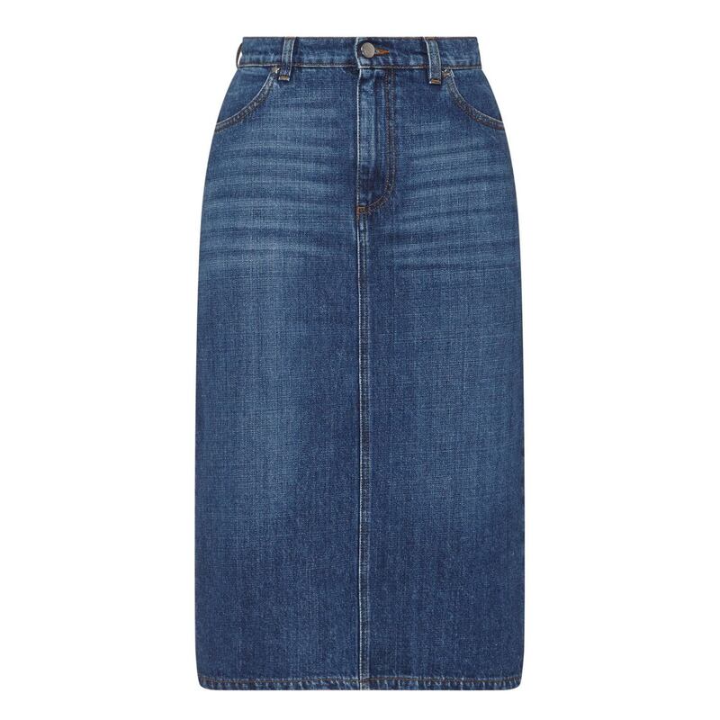 DENIMMIDISKIRT€250