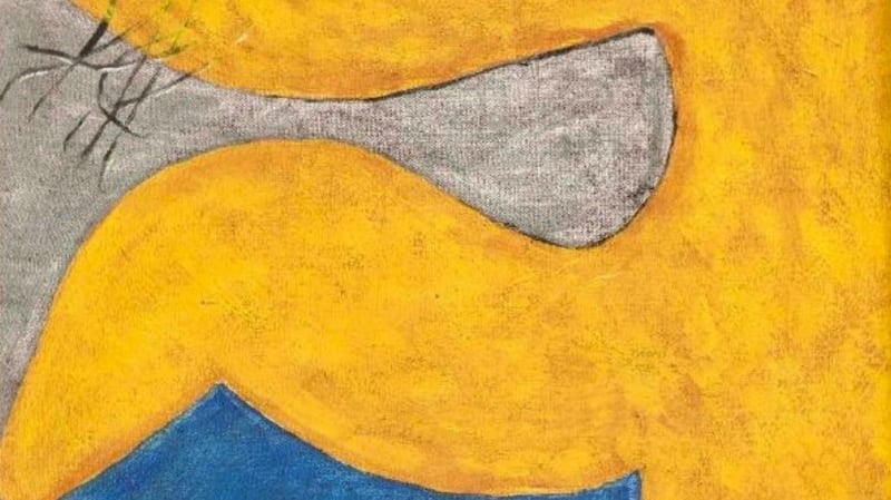 ‘Untitled’, 1967, by Roger Hilton features in the ModBrit group show at Hillsboro Fine Art, Dublin