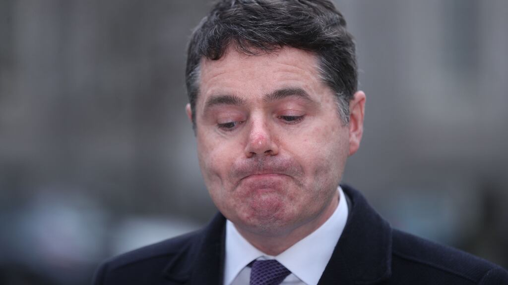 Minister for Finance Paschal Donohoe has defended his fiscal policies and denied acting like ‘a play boy with the public purse’. Photograph: Niall Carson/PA Wire.