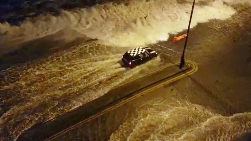 A teacher caught in flooding in Galway city during the week has suggested that sirens could be used to warn the public to get out of the area before the waters rise. File image: The Latin Quarter Galway/PA Wire.
