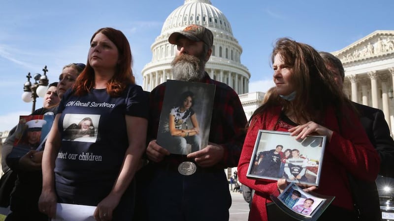 Frustration: families want to know why it took GM so long to recall the faulty ignition switch on certain models. Photograph: Mark Wilson/Getty Images