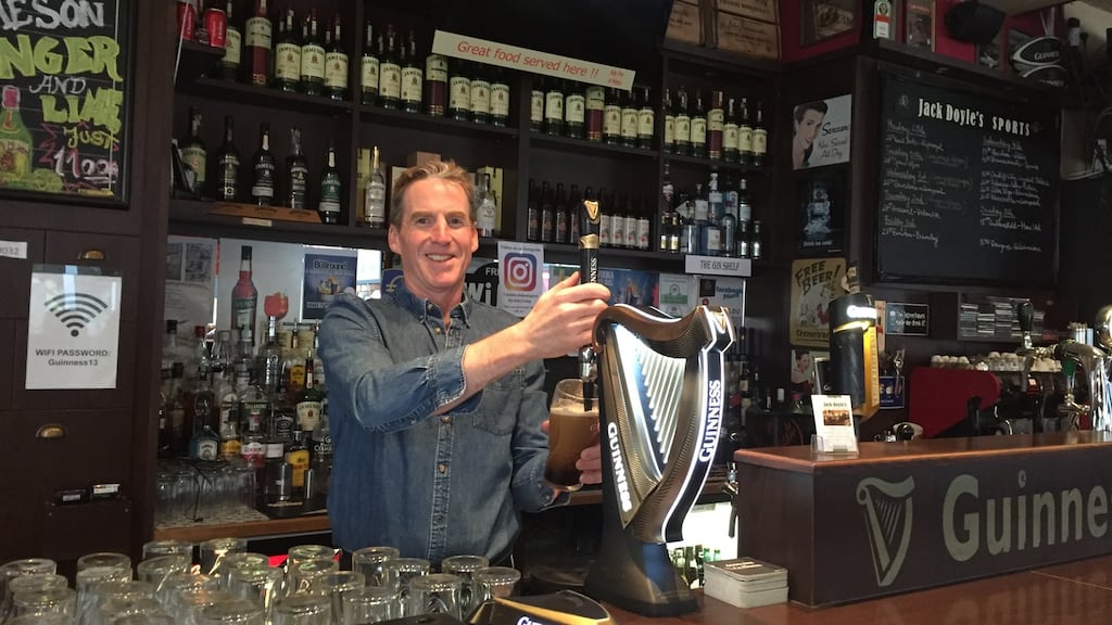 Thurles native Charles Griffin in his pub, Jack Doyle’s in Budapest. “It’s a real outdoor city, people are active, there’s a lot to do here.”