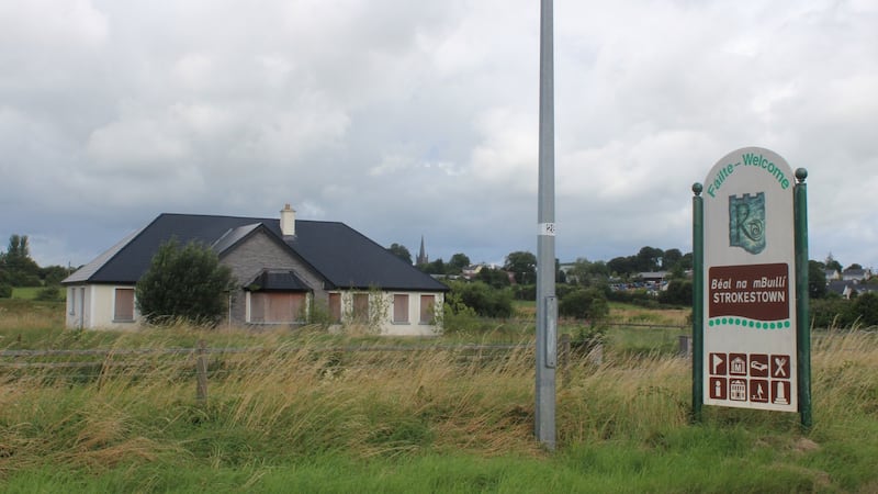 “Ghost estate” in Strokestown, Co Roscommon. Photograph: Simon Carswell