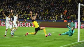 Erling Haaland double gives Dortmund the edge after first leg