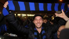 Arsenal’s Lukas Podolski goes on loan to Inter Milan