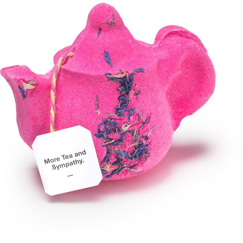 More Tea and Sympathy bath bomb, €9.95 at Lush.