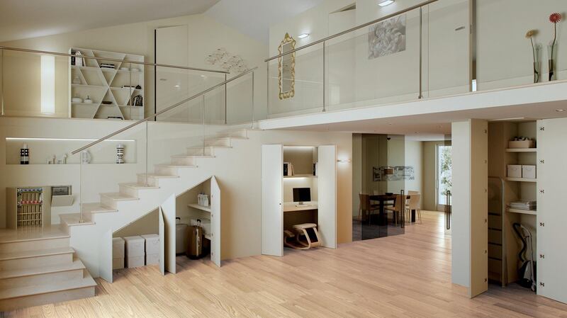 Italian-based Sistemi RasoParete sells a really smart storage concept that is designed to give you concealed storage that appears almost invisible.