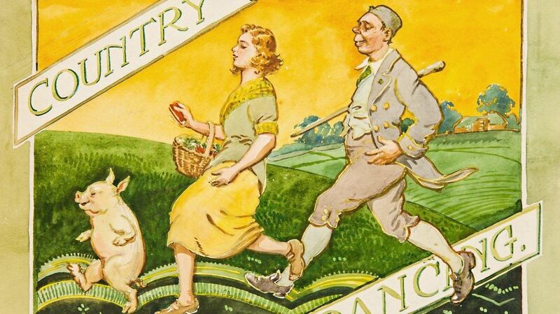 An early 20th century watercolour which is among the items being exhibited by George Stacpoole, chairman of the Irish Antique Dealers Association