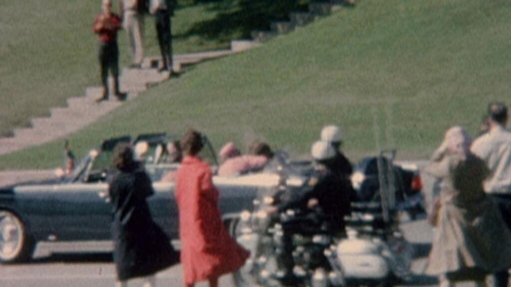 Jacqueline Kennedy cradles her husband, President John F Kennedy, seconds after he was fatally shot in 1963. Kevin Farrell was a 16-year-old attending a youth meeting at the Our Lady of Good Counsel church in Drimnagh in his native Dublin when he heard of the assassination. Photograph: AP