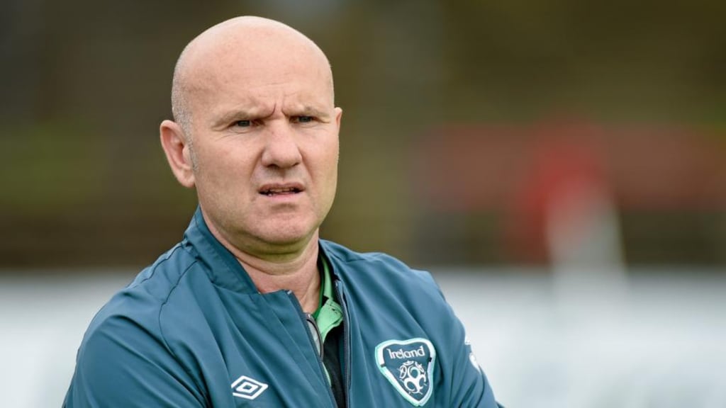 Republic of Ireland U19 manager Paul Doolin.