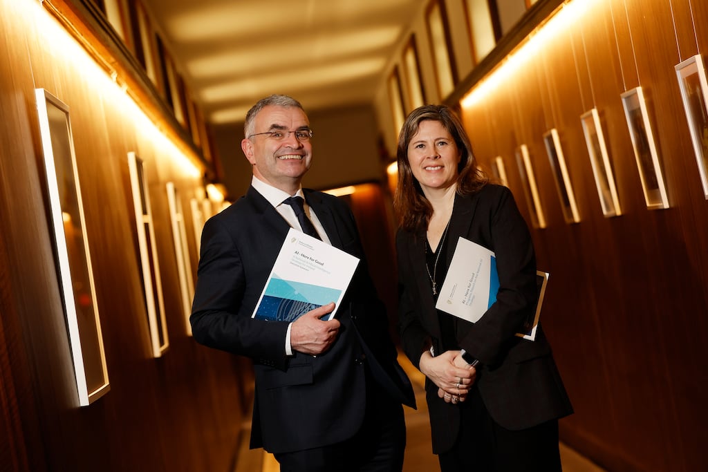 Dr Patricia Scanlon, chairwoman of the Government's AI Advisory Council, established by Minister of State with Responsibility for Digital, Dara Calleary to provide independent expert advice to Government on artificial intelligence policy. Photograph: Julien Behal Photography
