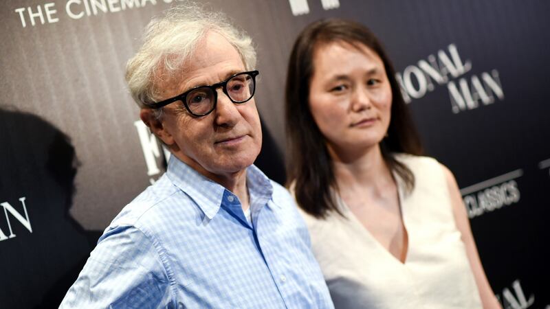 Woody Allen and wife Soon-Yi Previn in 2015. Photograph: Evan Agostini/Invision/AP