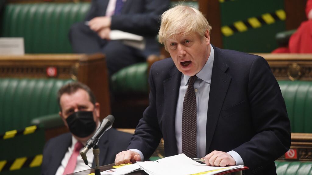 The UK Prime Minister Boris Johnson’s former adviser Dominic Cummings spent seven hours at a House of Commons committee levelling savage criticism at his former boss and other senior figures in the UK Government. Photograph: UK Parliament/Jessica Taylor/PA