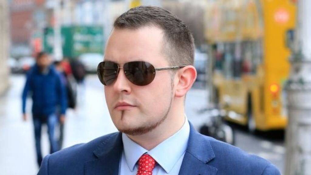 Gary Davis (27) of Johnstown Court, Kilpedder, Co Wicklow, is wanted for trial by US authorities on charges of conspiracy to distribute narcotics, conspiracy to commit computer hacking and conspiracy to commit money laundering. Photograph: Collins Courts