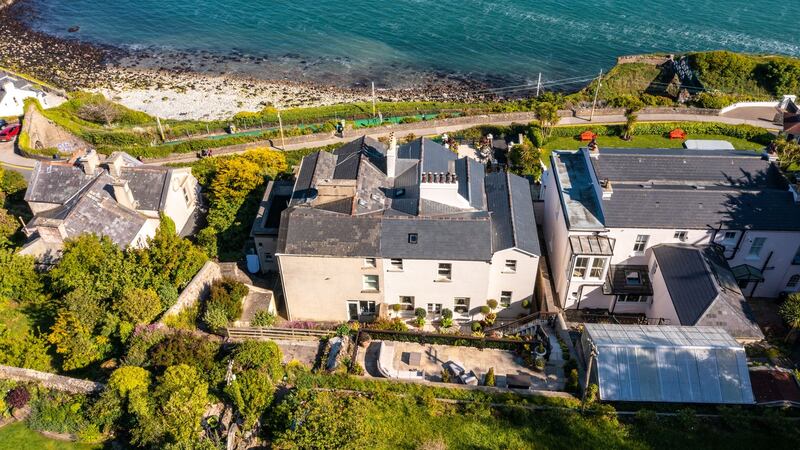 An aerial view of Villa Belvedere on Vico Road in Dalkey, Co Dublin