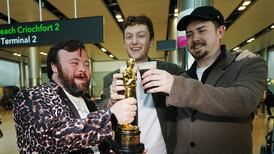 An Irish hello as Oscar winners arrive home to Dublin airport