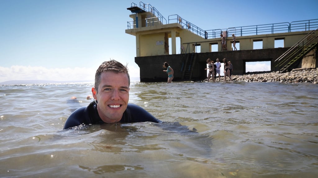 Dr Liam Burke at Blackrock, Salthill in Galway, is one of a team of researchers at NUIG who are exploring whether recreational waters are carrying potentially deadly bacteria that is not routinely tested for. Photograph: Aengus McMahon/PA