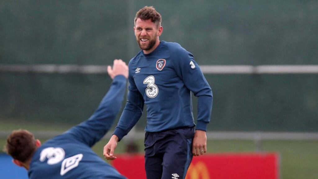 Daryl Murphy: “I was delighted to get back in the squad after being out so long.” Photograph: Donall Farmer/Inpho
