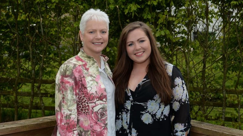 Fighting through: Bronagh Conlon McAvinchey and Sarah McAvinchey. Photograph: David Sleator/The Irish Times