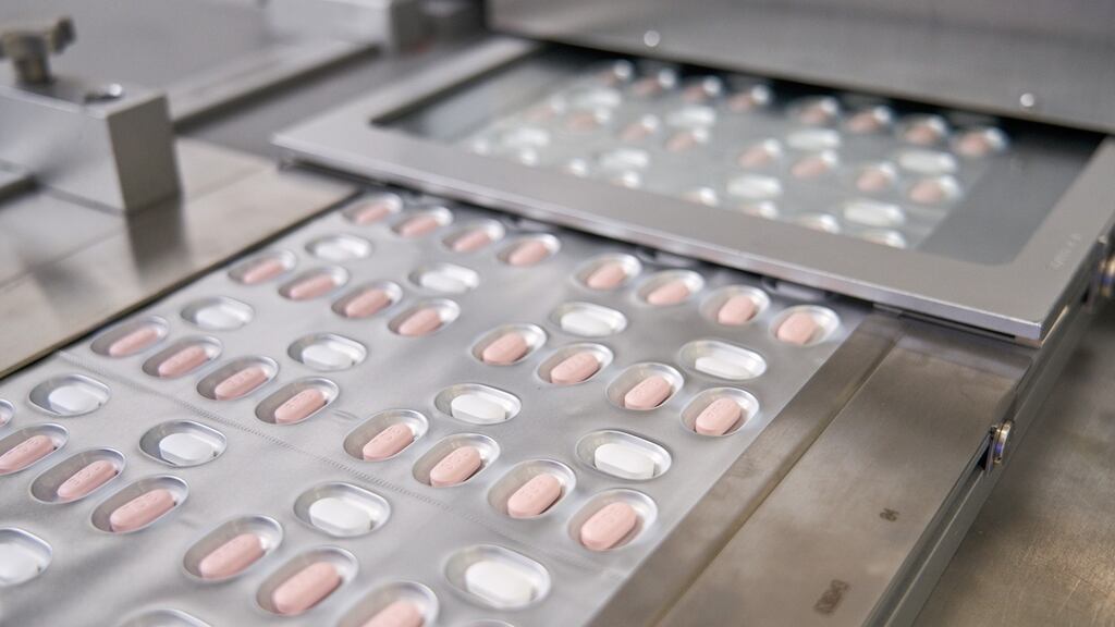 Although the HSE has claimed availability is limited internationally, the US pharma giant says it can produce up to 120 million packs of Paxlovid worldwide by the end of this year. Photograph: Pfizer/EPA