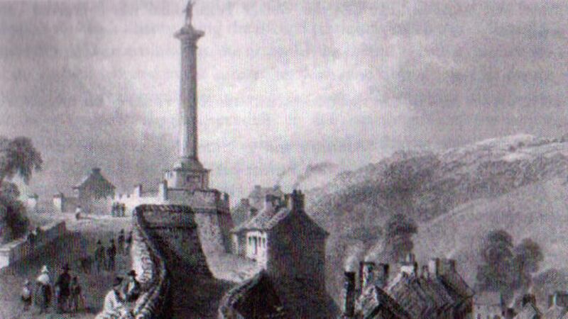 Walkers Pillar in Derry was erected in 1828 and was bombed by the IRA in 1973