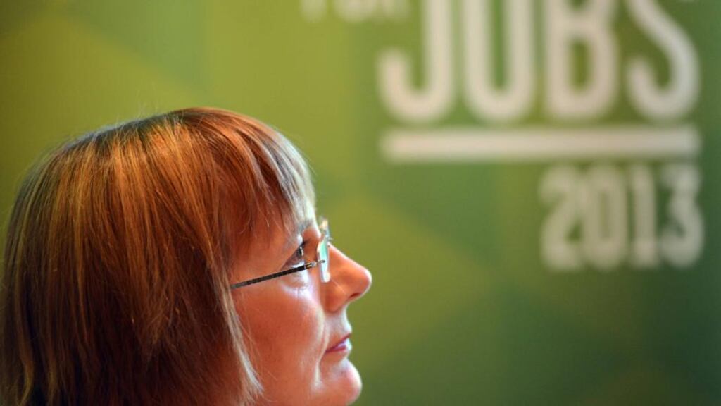 Julie Sinnamon, chief executive of Enterprise Ireland. Sinnamon did her primary degree in business studies at the University of Ulster, selecting multinationals as the topic for her thesis following a visit to Dublin. Photograph: Eric Luke