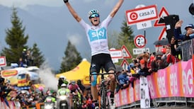 Chris Froome wins 14th stage of the Giro d’Italia