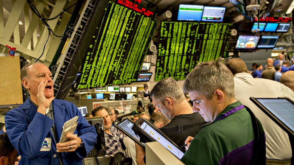 World stocks hit fresh highs on Wednesday with European markets joining the party as early indications suggest 2018 will be another year of synchronised global growth led by a robust European economy. Photograph: Daniel Acker/Bloomberg