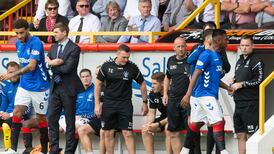 Gerrard’s Rangers denied win by late Aberdeen goal