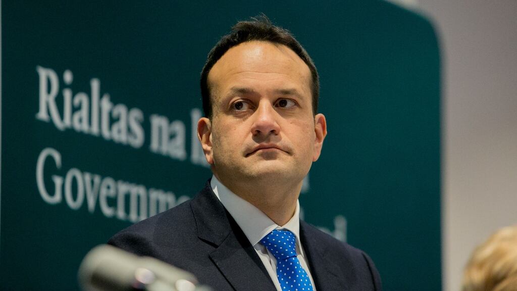 Announcing the first phase of his Government’s emergency measures to deal with cornoavirus threat Taoiseach Leo Varadkar said it was possible that we were facing events that are unprecedented in modern times. Photograph: Gareth Chaney/Collins